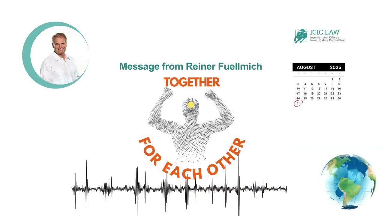 Statement Dr. Reiner Fuellmich 08.31.2025