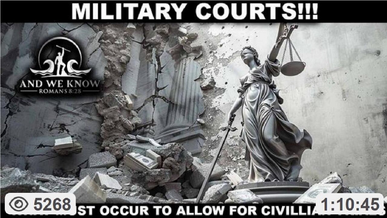 MILITARY COURTS IS THE ONLY WAY, DS DESTROY USA, Pray! (11.27.25) ~ By And We Know