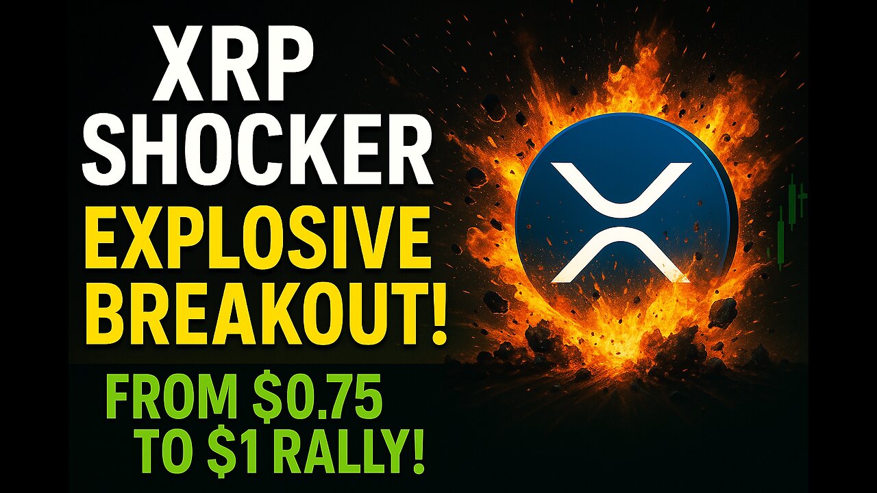 XRP SHOCKER: Explosive Bull Flag Breakout Puts $0.75 to $1 Rally in Motion! #news #sahnews #xrp