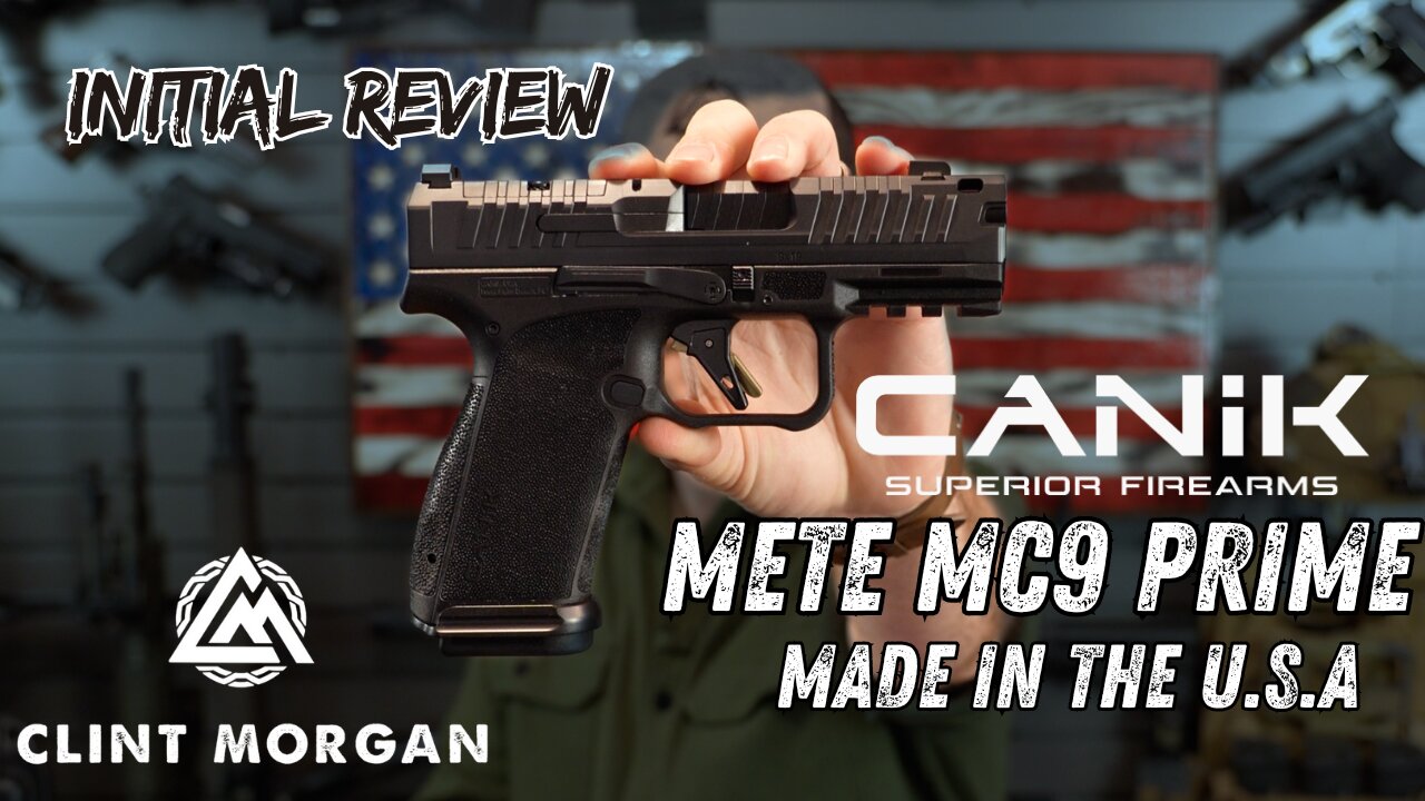 Canik's First USA Made Pistol! The Mete MC9 Prime