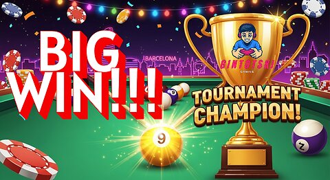 9 Ball Pool TOURNAMENT CHAMPION 🏆 | Barcelona Big Win Gameplay!