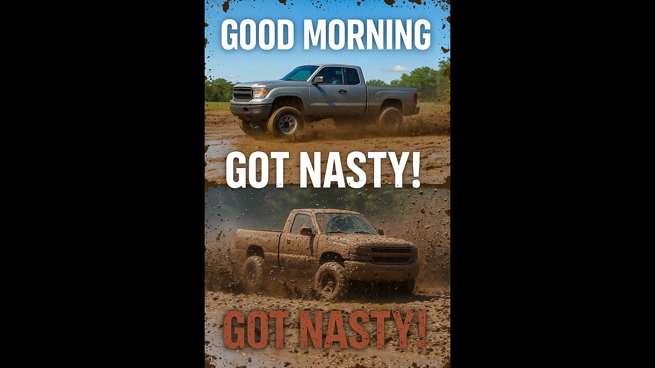 SIDE MUD PIT CODY'S MUD BOG WAS GOOD IN THE MORNING GOT NASTY
