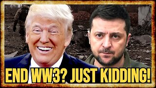 "It Was Said In Jest!" Trump BACKS OFF Promise To QUICKLY END Ukraine War