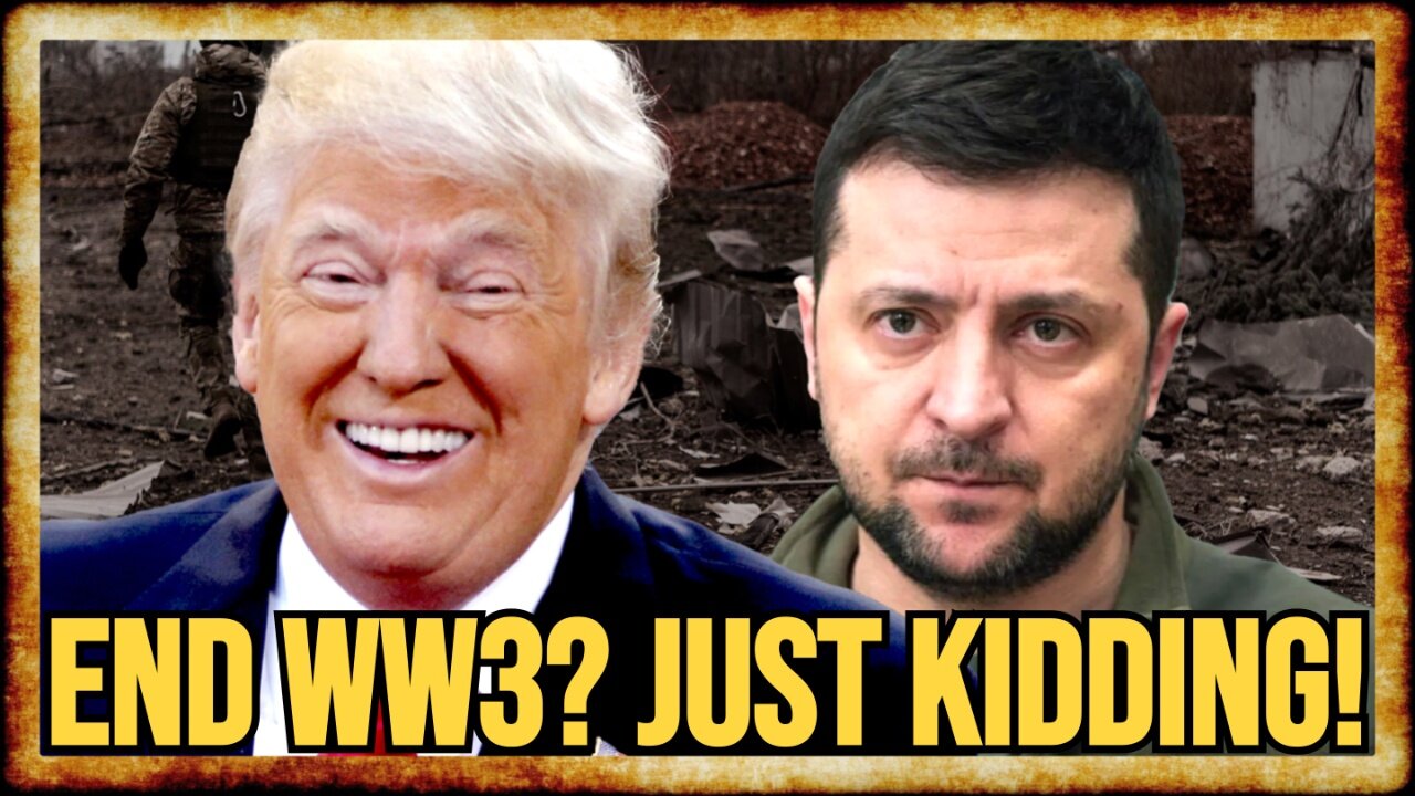 "It Was Said In Jest!" Trump BACKS OFF Promise To QUICKLY END Ukraine War