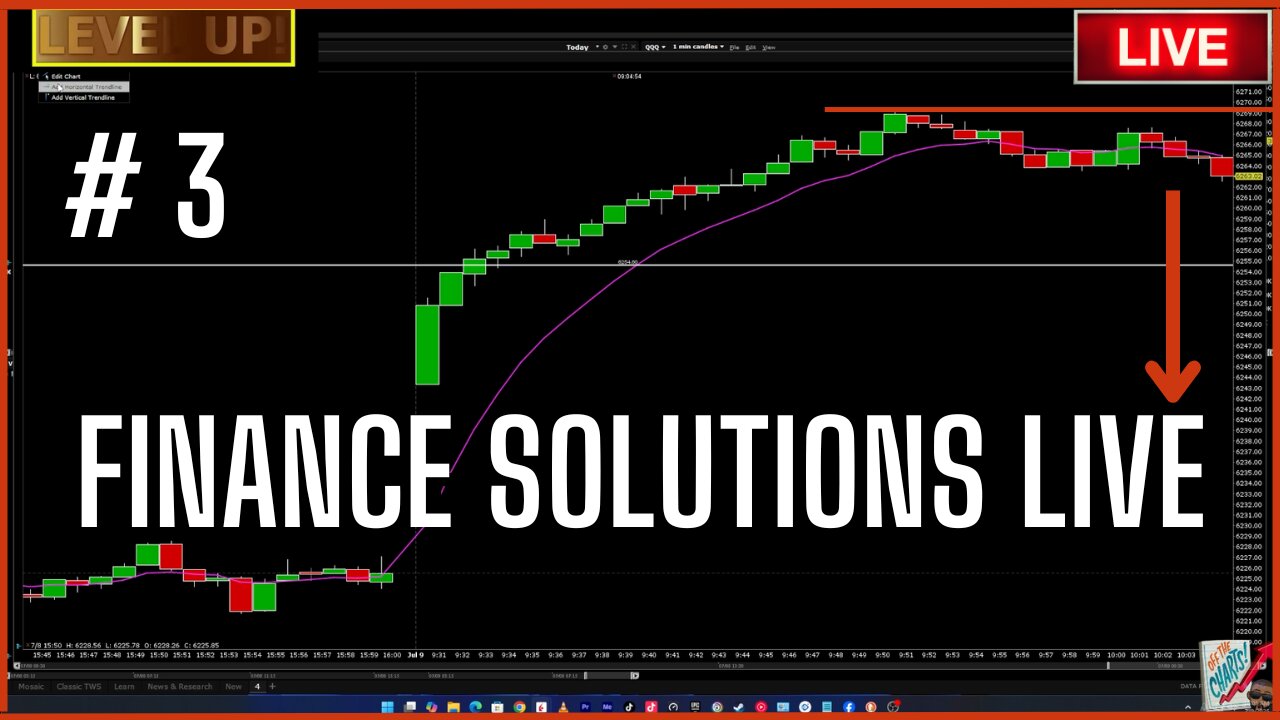 JULY 9TH LIVE TRADING PART 3 FINANCE SOLUTIONS-YT [LIVE] PRICE ACTION