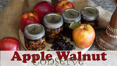 Apple Walnut Conserve Canning Recipe