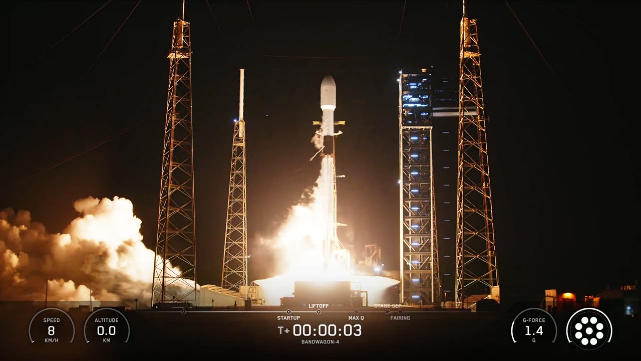 Liftoff of Bandwagon-4!