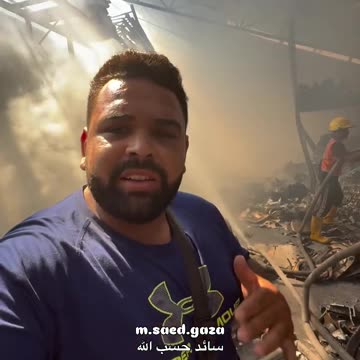 A military strike targeted the Saksak warehouse for sanitary equipment