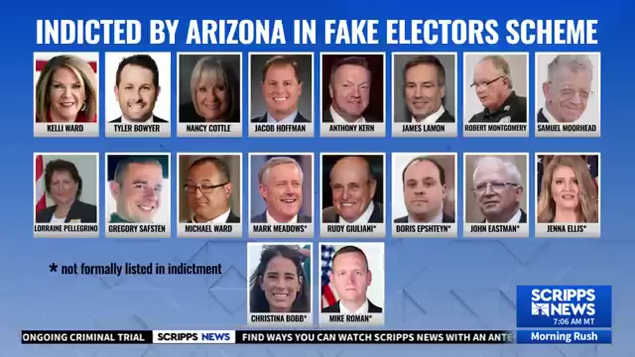 Trump named 'unindicted co-conspirator' in AZ election interference case