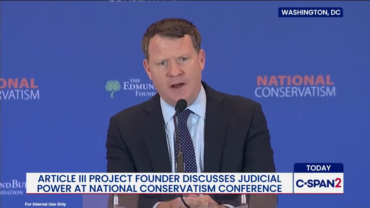 Mike Davis At The National Conservatism Conference: We The People Hold Sovereign Power in America