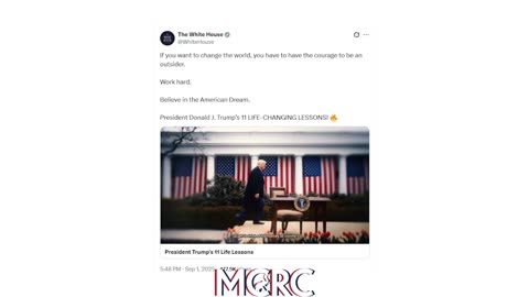 PRESIDENT DONALD J. TRUMP'S ELEVEN LIFE-CHANGING LESSONS