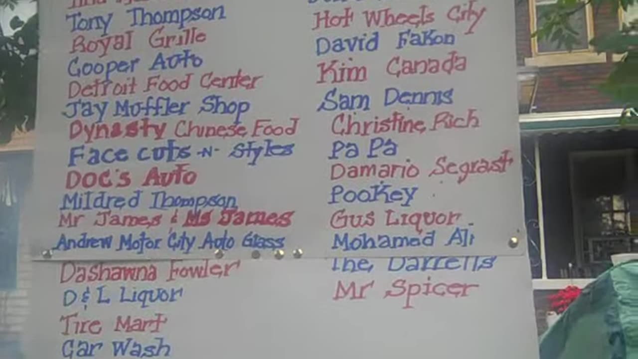 Shea renames some of the kids at our Ghetto BBQ SHEA SHOW