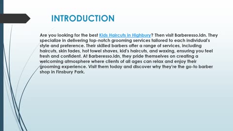 Looking for the best Kids Haircuts in Highbury