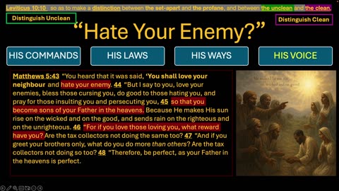 06-08-2025 TEACH THEM To Be Set Apart Part 51 The Hate Test Part 4