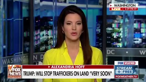 Trump says administration will combat drug traffickers on land ‘very soon’