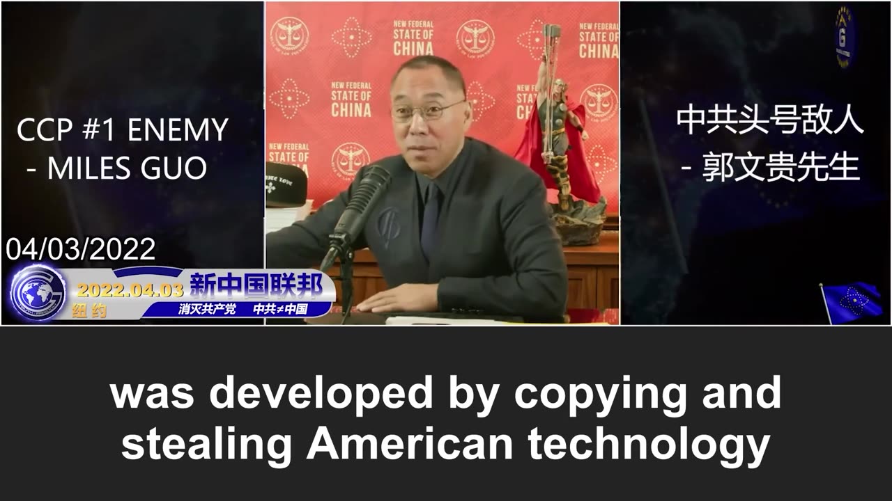 The CCP provides weapons to countries like Iran to instigate regional and global instability