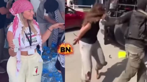 The woman on the left is on a flotilla right now supporting those who kidnapped