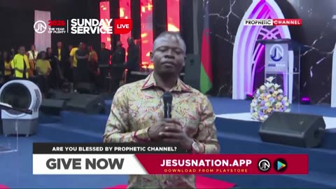 Sunday Service LIVE - ECG - The Jesus Nation Church - PROPHET SHEPHERD BUSHIRI 24.08.2025