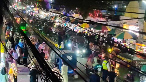 Traffic jam of kushtia.