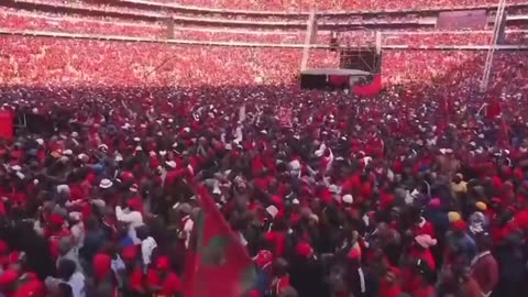 African communist leader Julius Malema sang the battle song "Kill the Boers, Kill the Farmers"