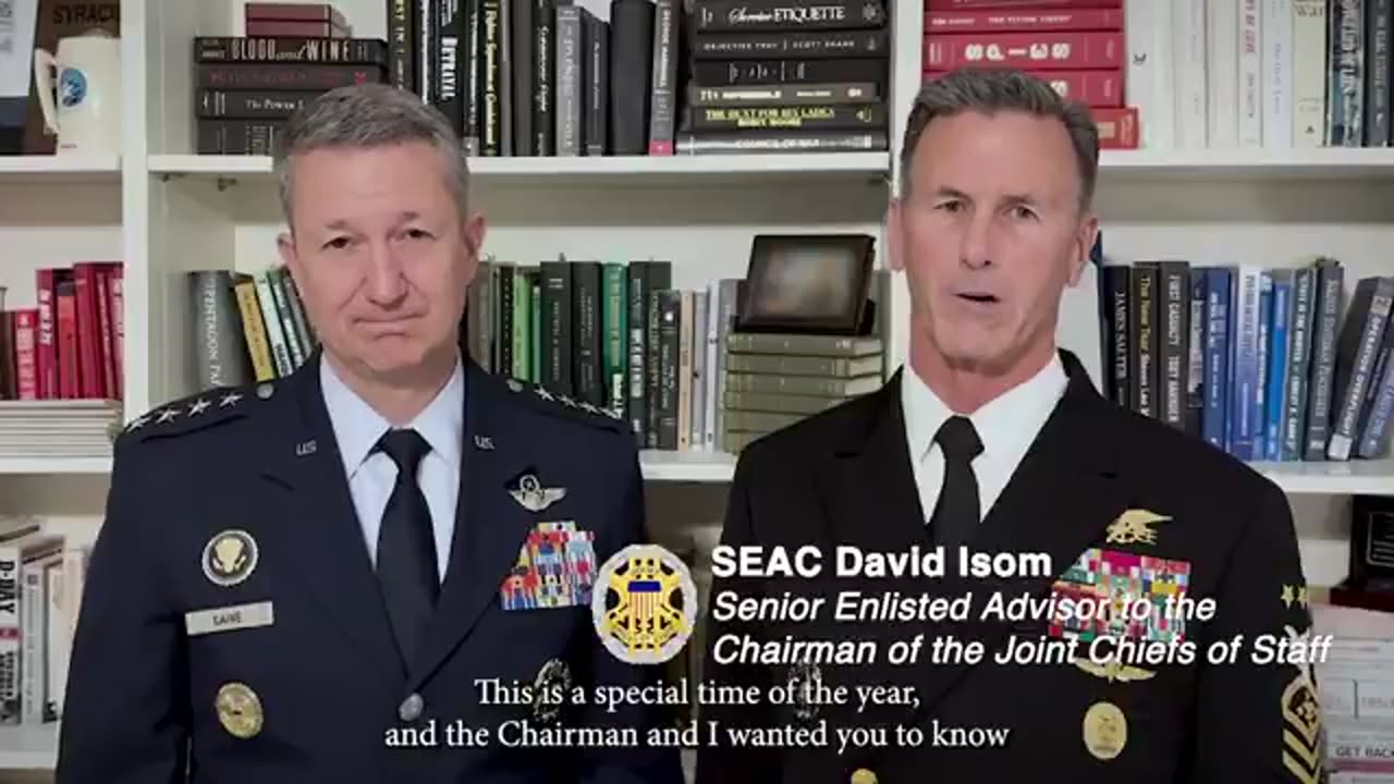 Chairman of the Joint Chiefs of Staff, Dan Caine, has a message for all U.S. Troops.