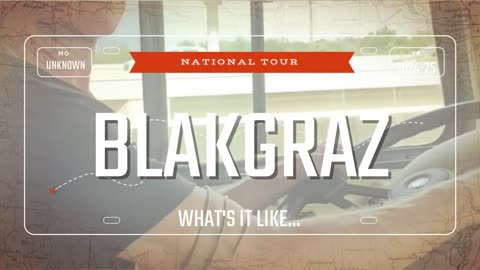 What It's REALLY Like on the Road on a National Tour as an Indie Songwriter with Blakgraz