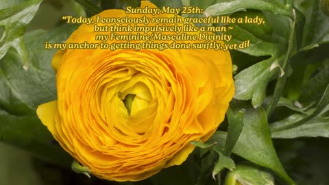 Act Like a Lady, Think Like a Man ~ Sunday, May 25, 2025 Numerology @ a Glance!