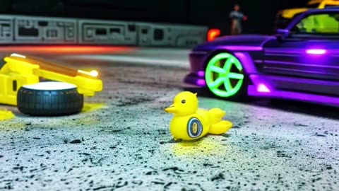 Taking down the ducks... #rccar #drifting
