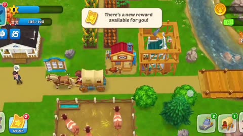 Selling animal products in farming game