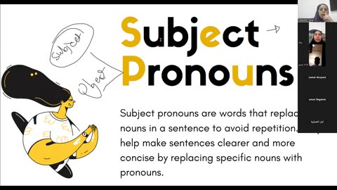 subject pronouns