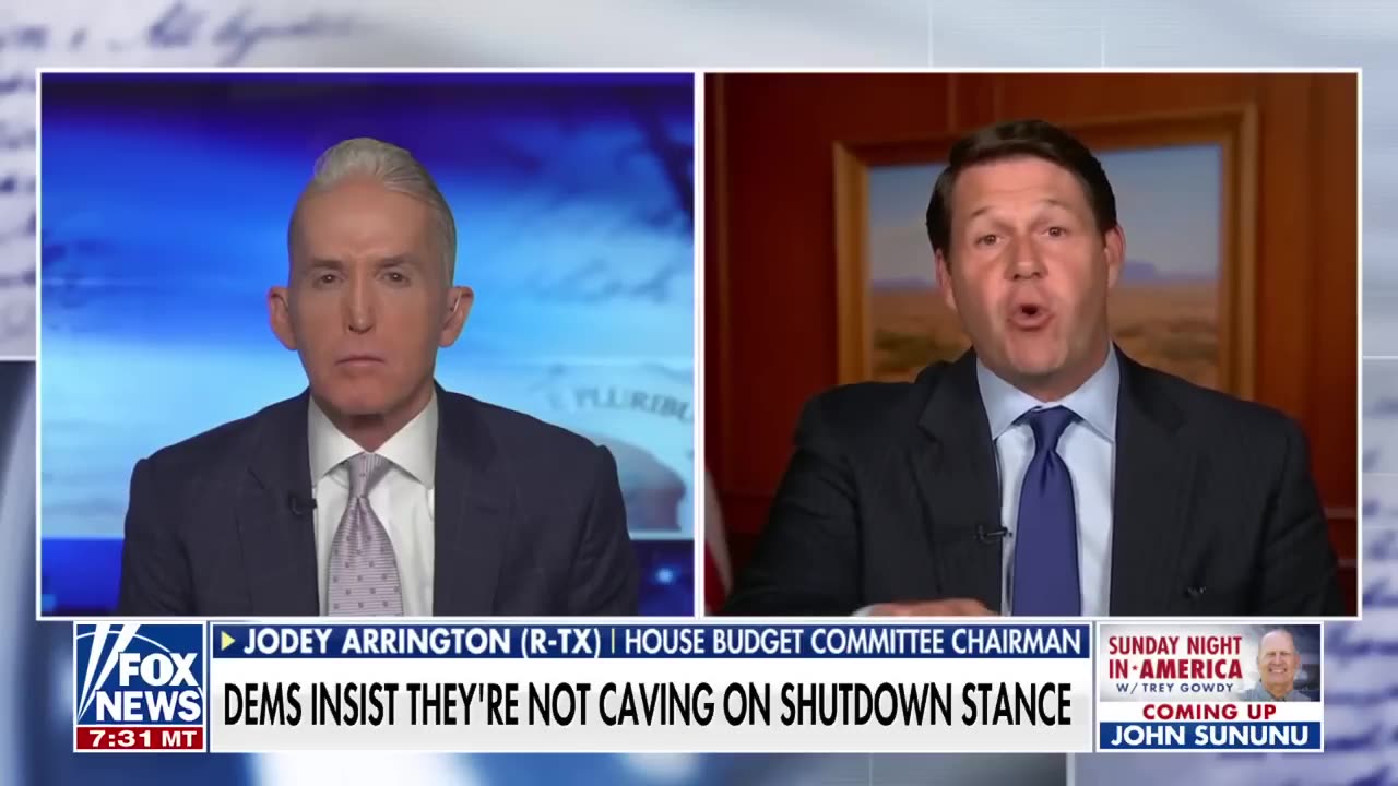 Democrats have 'way over miscalculated' the shutdown politically: Rep. Jodey Arrington