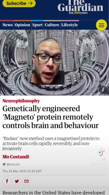 the vaccines made people magnetic for mind control...