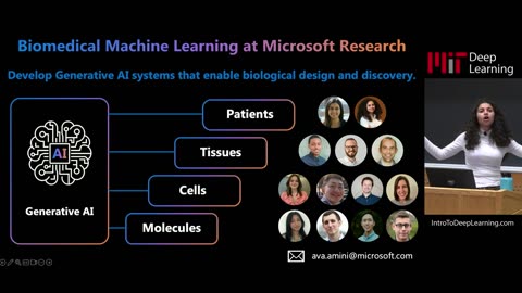 MIT Introduction to Deep Learning: Lecture 10 AI Optimized for Biology Lecturer: Ava Amini (Principal Research Scientist) Microsoft 2025