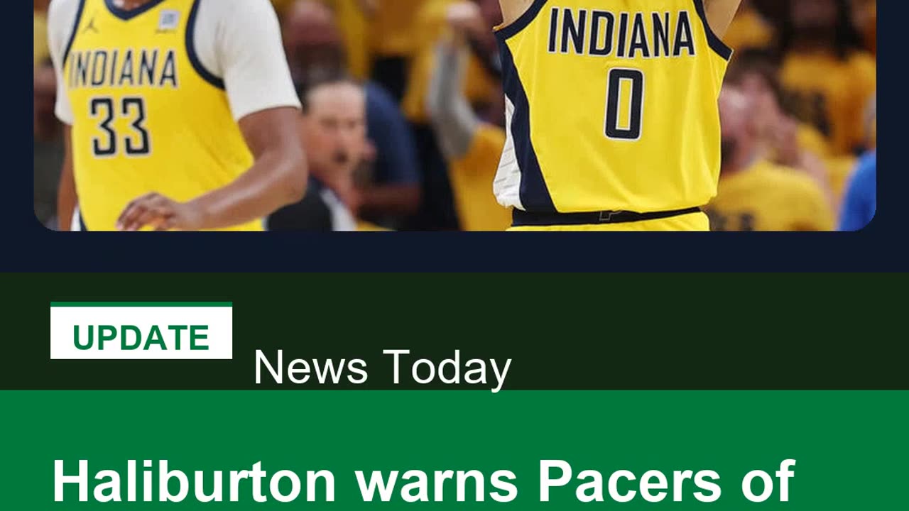 Haliburton warns Pacers of 'poison' of outside noise before NBA Finals game 7