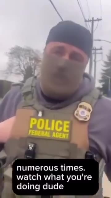 ICE AGENTS THREATEN BEAVERTON OREGON MAN FOR RECORDING THEM