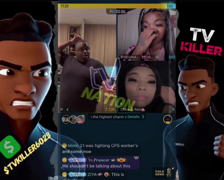 DRE BABY & CHINA RED GOES OFF ON MESSY CALLER AN 21