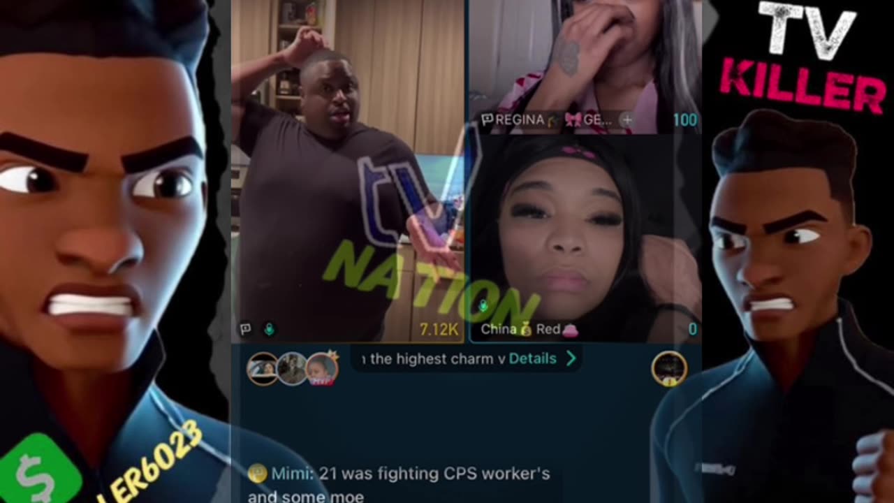 DRE BABY & CHINA RED GOES OFF ON MESSY CALLER AN 21