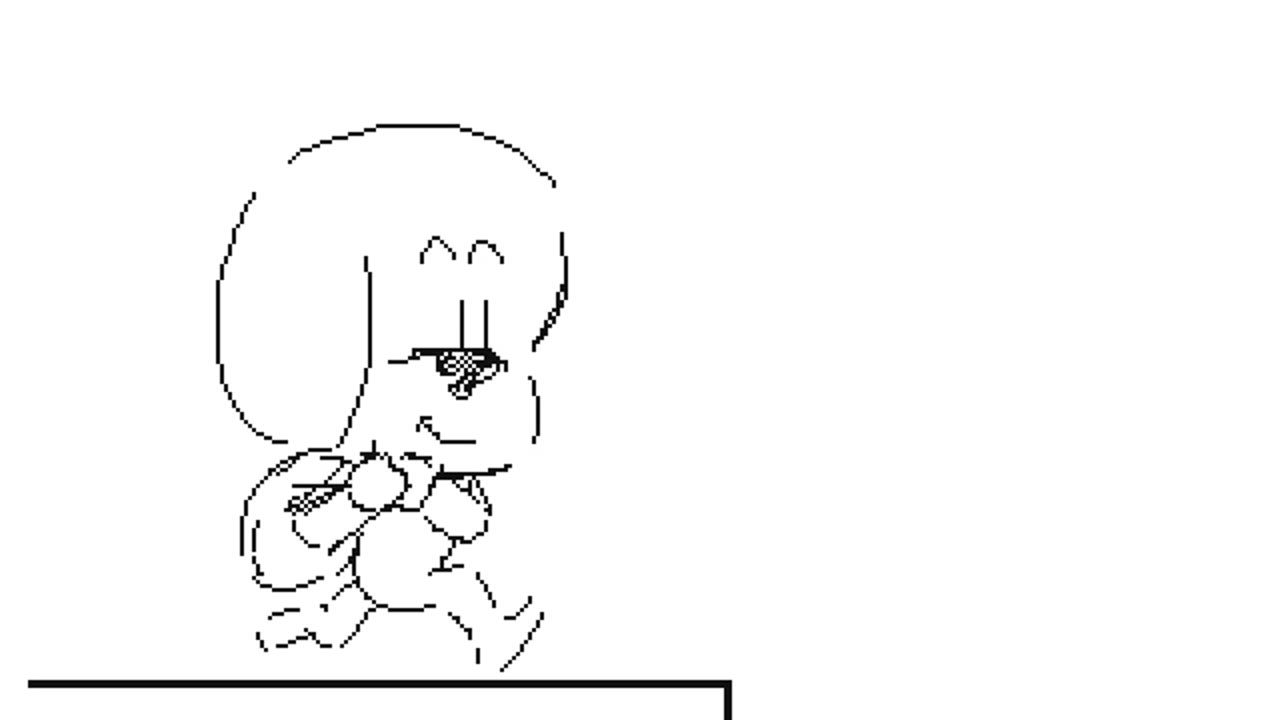 Lacy's swift exit / fleeing a bonus timed level / cut scene animation \ in work