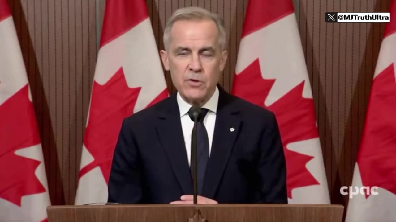 Mark Carney is whining on Television, blaming President Trump’s three tariffs