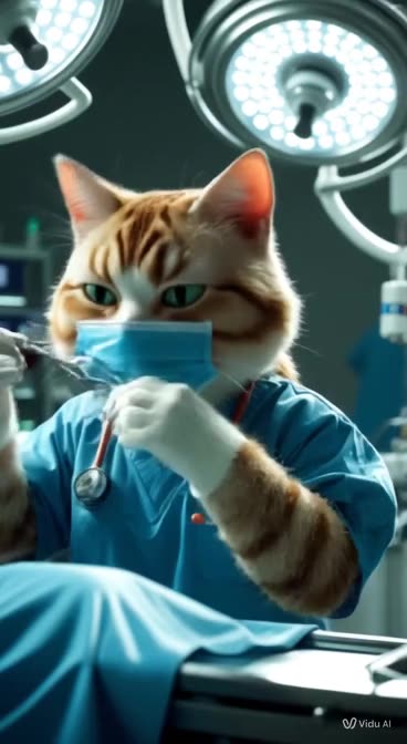 When Your Surgeon Is a Cat 😺🩺 | The Cutest Operation Ever