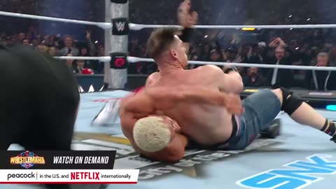 Cody Rhodes vs John Cena WWE Championship Match WrestleMania 41 Sunday highlights(1080p)