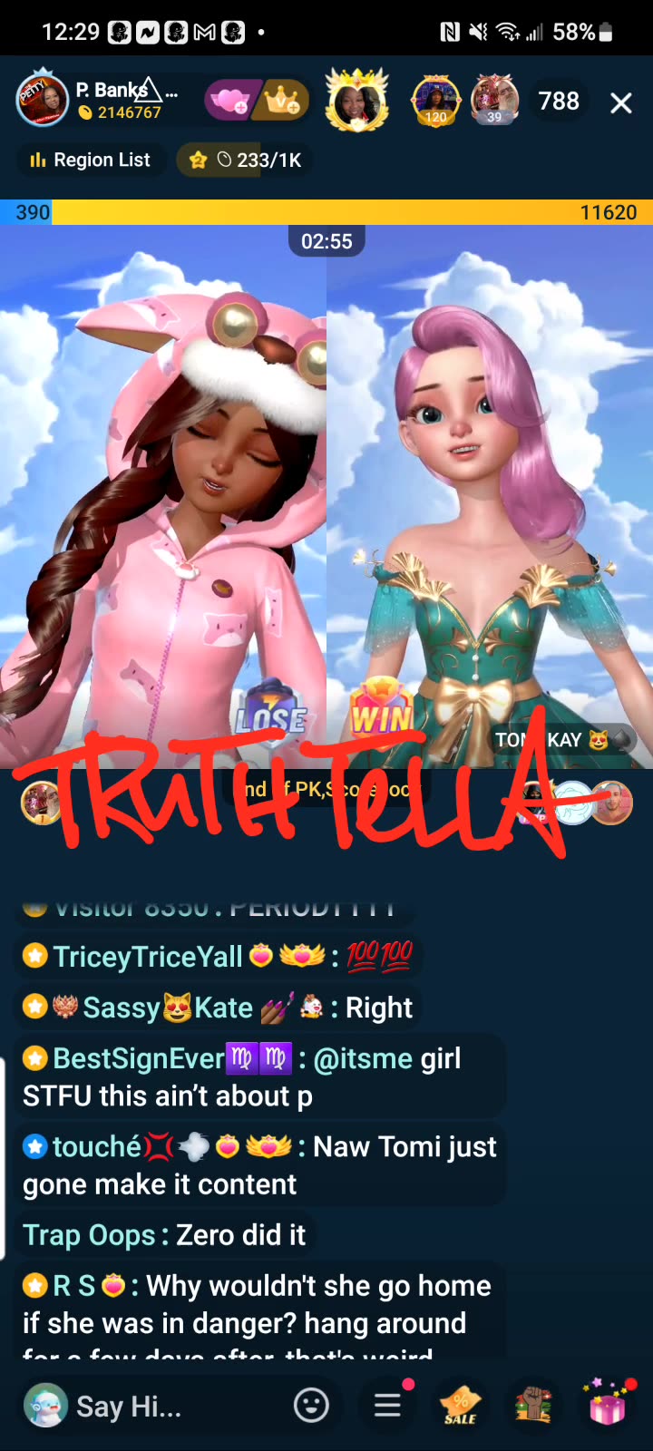 THE PETTY REACTION 10/23/25 PETTY LINES QUEEN TOMIKAY THEN TELLS ZEROFUXGVN THE TRUTH