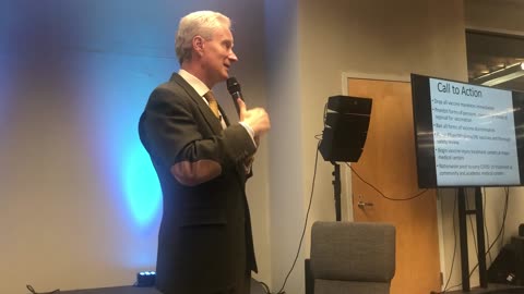 Dr McCullough™ Calls to Ban Vaccine Discrimination, Pause COVID-19 Vaccination, San Diego 2021