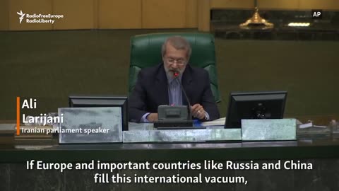 Iranian Parliament, MPs burn the American flag while chanting “Death to America