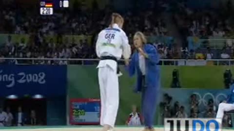 Judo- 2008 Olympics Beijing - Ronda Rousey (USA) – Annett Boehm (GER)[-70kg]