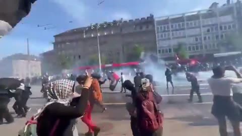 Switzerland Looks Like a War Zone — Synagogue Stormed by Radical Coalition