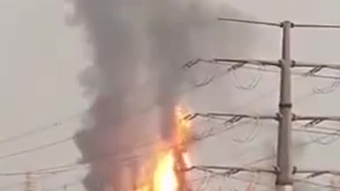 The Fajr Jam gas field in Iran, which was attacked by an Israeli explosive drone