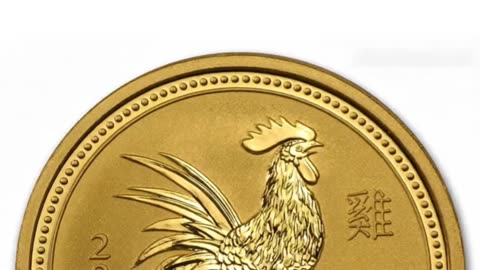 2005 Australia Gold Lunar Rooster BU – Series I Collector’s Coin