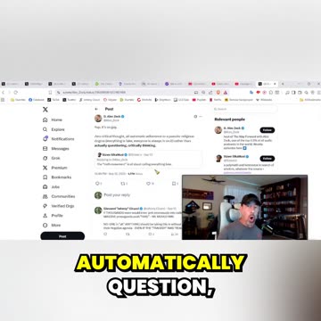 Vollmer: ''Skeptics refuse to think critically''?!
