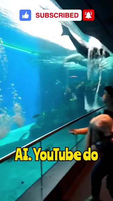 Lady Smashes Aquarium Window
